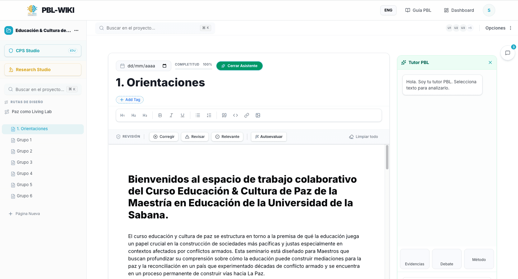 PBL-Wiki Konectoma AI tutor